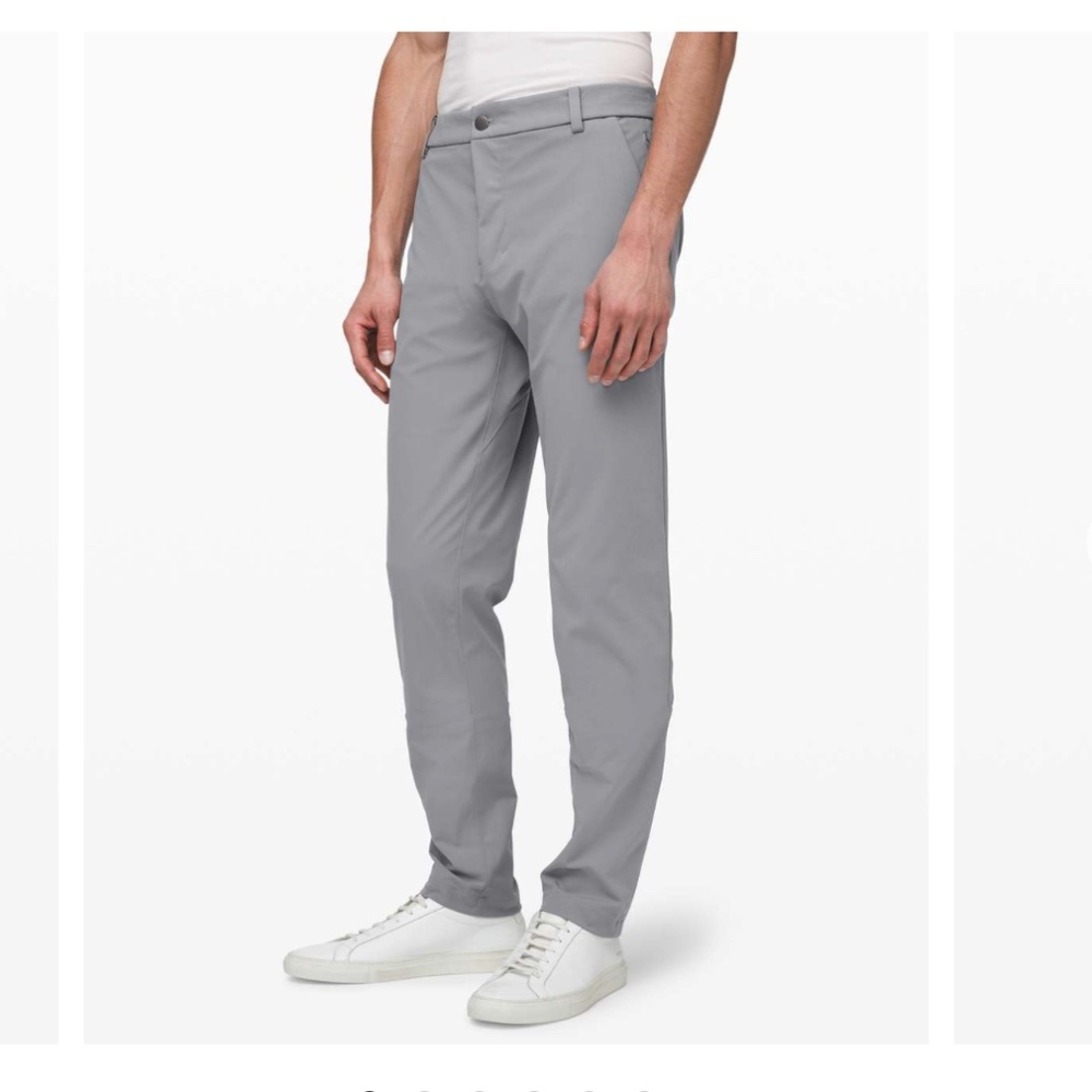 Lululemon Classic Commission Pants Men's Size‎ 34 Light Gray M5710S